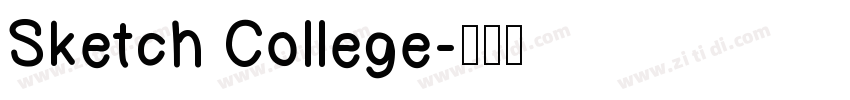 Sketch College字体转换